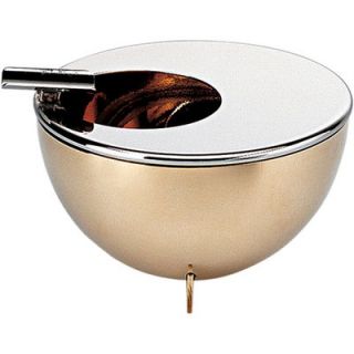 Alessi Bauhaus Ashtray 9004 Material Inox and Brass