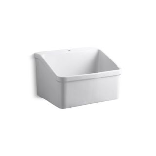 Hollister Utility Sink with Single Hole Faucet Drilling