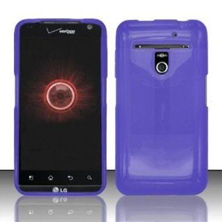 Purple TPU for LG LG Revolution 4G VS910 Cell Phones & Accessories