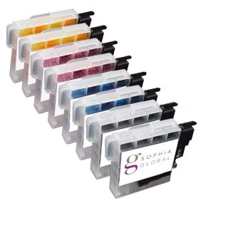 Sophia Global Compatible Ink Cartridge Replacement For Brother Lc61 (2 Black, 2 Cyan, 2 Magenta, 2 Yellow)