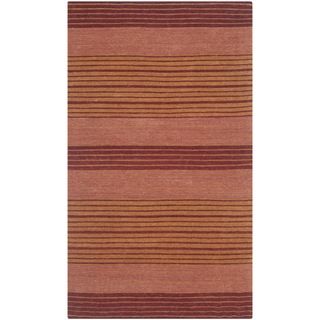 Safavieh Hand woven Marbella Rust Wool Rug (23 X 4)