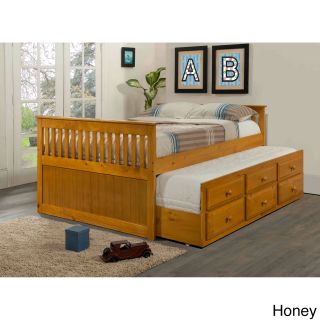 Donco Kids Mission Honey Captains Trundle Full size Bed