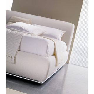Bontempi Casa Portofino Platform Bed 31.48 Size Queen, Finish Ecru