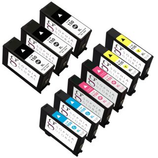 Sophia Global Remanufactured Ink Cartridge Replacements For Lexmark 150xl (pack Of 9)