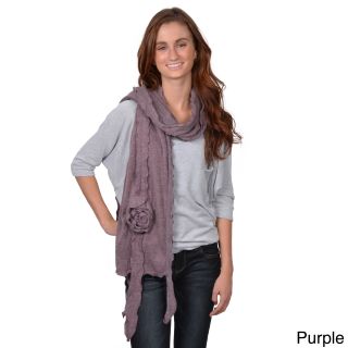 Journee Collection Womens Fashion Rosette Scarf