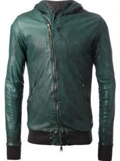 Giorgio Brato Hooded Leather Jacket