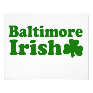 Baltimore Irish Custom Announcement