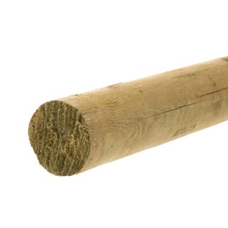 Pine Round Pressure Treated Wood Fence Rail (Common 4 in x 16 ft; Actual 4 in x 16 ft)
