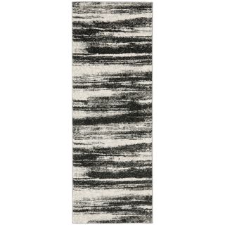 Safavieh Retro Dark Grey/ Light Grey Rug (23 X 11)