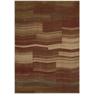 Nourison Somerset Flame Red Rug (56 X 75)