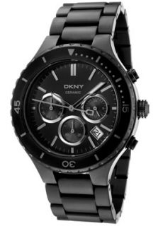 DKNY NY8188  Watches,Womens Chronograph Black Dial Matte Black Ceramic, Chronograph DKNY Quartz Watches