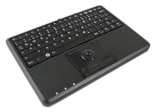 Perixx PERIBOARD 709PLUS, Wireless Keyboard with Trackball   Super Mini 9.05"x6.30"x0.90" Dimension   Nano Receiver   On/Off Switch   2xAAA Brand Batteries   Silent X Type Scissor Keys   US English Layout Computers & Accessories