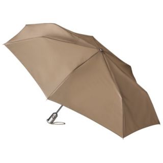 totes Auto Open/Close Umbrella   Khaki