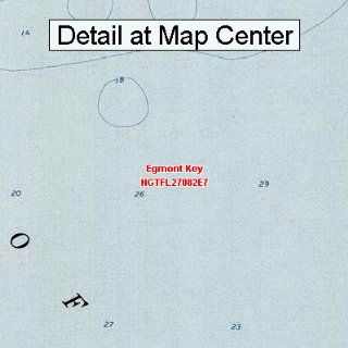 USGS Topographic Quadrangle Map   Egmont Key, Florida (Folded/Waterproof)  Outdoor Recreation Topographic Maps  Sports & Outdoors