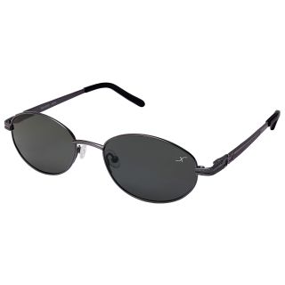 Xezo Xezo Mens Submariner Black Chrome Titanium Polarized Sunglasses Black Size Medium