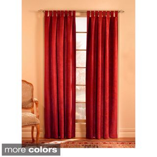 Solid Microsuede Wide width Curtain Panel Pair
