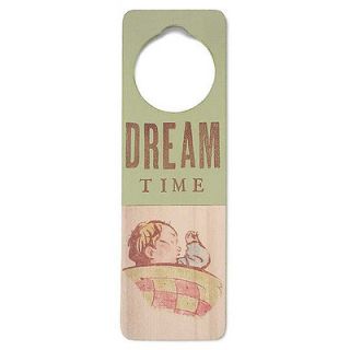 Tree by Kerri Lee Dream Time Doorknob Sign DS DREAMGN Color Distressed Green