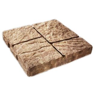 allen + roth Cassay Sand Tan Four Cobble Patio Stone (Common 16 in x 16 in; Actual 15.7 in H x 15.7 in L)