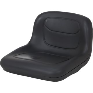 K & M Lo-Rise Lawn Tractor Seat — Black, Model# 8071  Lawn Tractor   Utility Vehicle Seats