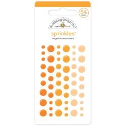 Monochromatic Sprinkles Glossy Enamel Arrow Stickers 54/pkg   Tangerine