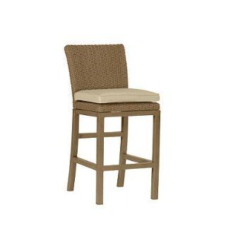 Rustic Counter Height Outdoor Bar Stool with Cushion (24" seat)   Frontgate, Patio Furniture  Home And Garden Products  Patio, Lawn & Garden
