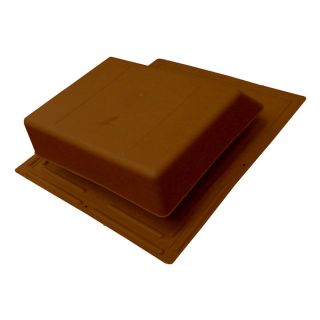 Air Vent Brown Plastic Roof Vent (Fits Opening 9 in; Actual 19.5 in x 16.5 in)