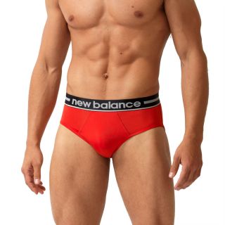 New Balance Mens Lifestyle Red Briefs