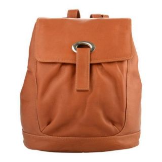 Piel Leather Large Oval Loop Backpack 3020 Saddle Leather