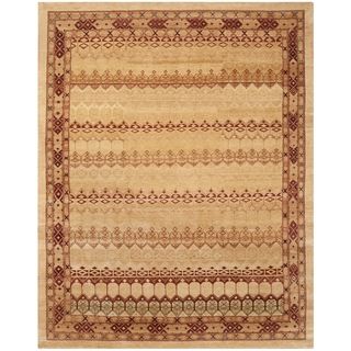 Safavieh Hand knotted Marrakech Ivory/ Rose Wool Rug (8 X 10)