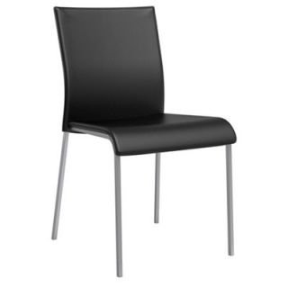 Calligaris Easy Chair CS/212 LH_P Frame Finish Chromed, Seat Finish Black