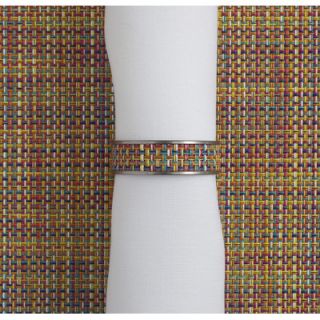 Chilewich Mini Basketweave Napkin Ring 100324 0 Color Confetti