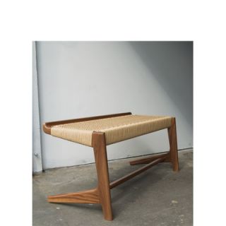 Semigood Design Rian Wooden Cantilever Bench Rian Cantilever Bench Color Walnut