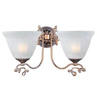 Charleston Antique Silver Two light Wall Sconce