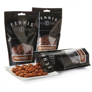 Ferris Company (3) 10 oz. Bags of Roasted and Salted Black Diamond Almonds   Au