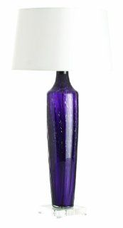 Arteriors 17504 714 Wilhelmina Amber Ribbed Glass/Acrylic Lamp   Table Lamps  