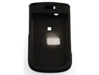 Rubberized Plastic Hard Cover Case Black For BlackBerry Tour Niagara 9630 Bold 9650 Cell Phones & Accessories