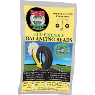Esco Balancing Beads — Case of 24 13-Oz. Bags, Model# 20464  Tire Balancing Beads
