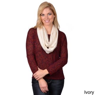 Journee Collection Womens Studded Figure 8 Scarf
