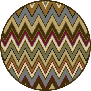 Lagoon Multi Transitional Area Rug (710 Round)