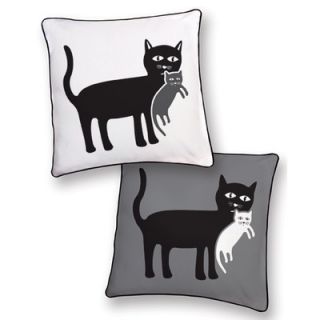 Naked Decor Animal Instinct Cat and Kitten Reversible Pillow cat and kitten p