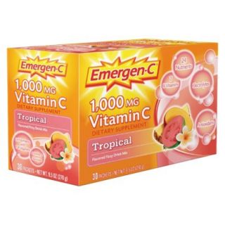 Emergen C Tropical Vitamin C Drink Mix   30 Packs