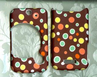 Brown Multi Dot Sony Ericsson Equinox TM717 phone case cover Cell Phones & Accessories