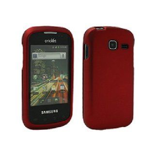 Red Hard Snap On Cover Case for Samsung Transfix SCH R730 Cell Phones & Accessories