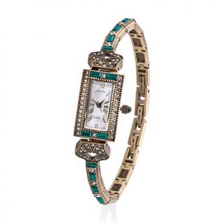 Heidi Daus "It's a Fine Line" Crystal Accented Bracelet Watch