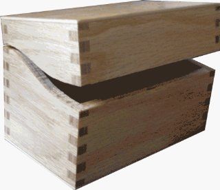 Carver Wood, 4 x 6 Inch, Index Card File Box, Oak Wood, 300 Card Capacity. 