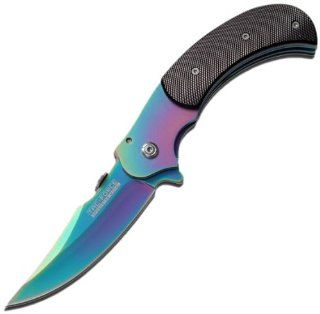 Tac Force TF 731RB Tactical Assisted Opening Folding Knife 4.5 Inch Closed  Tactical Folding Knives  Sports & Outdoors