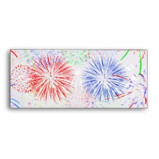 Fireworks on Blank (Add background color) Envelope