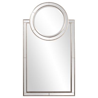Marley Forrest Neopolitan Rectangle Vanity Mirror Silver Size Large