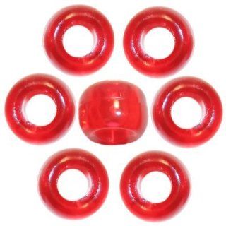 720 Christmas Red Transparent Pony Beads Toys & Games
