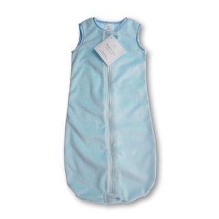 Swaddle Designs zzZipMe Sack in Pastel Blue Baby Velvet Solid Pastel SD 086PB
